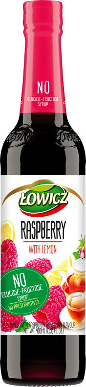 ŁOWICZ 400 ml Rapberry with Lemon