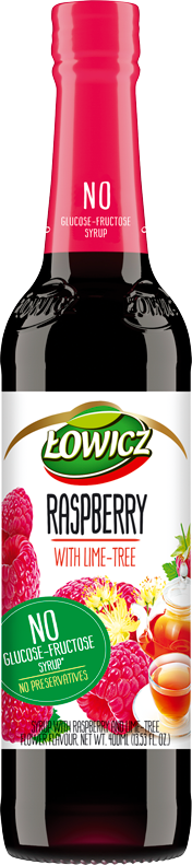 ŁOWICZ 400 ml Raspberry and Linden Flower 