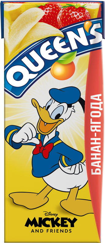 QUEENS 200 ml banana - strawberry