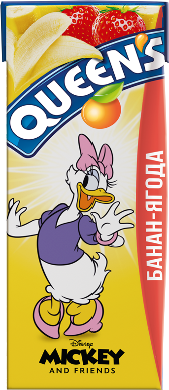 QUEENS 200 ml banana- strawberry