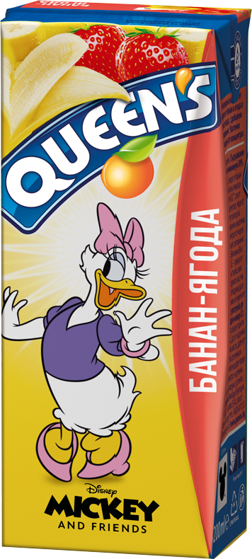 QUEENS 200 ml banana - strawberry
