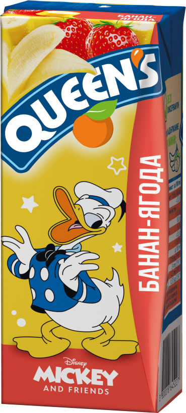 QUEENS 200 ml banana-strawberry
