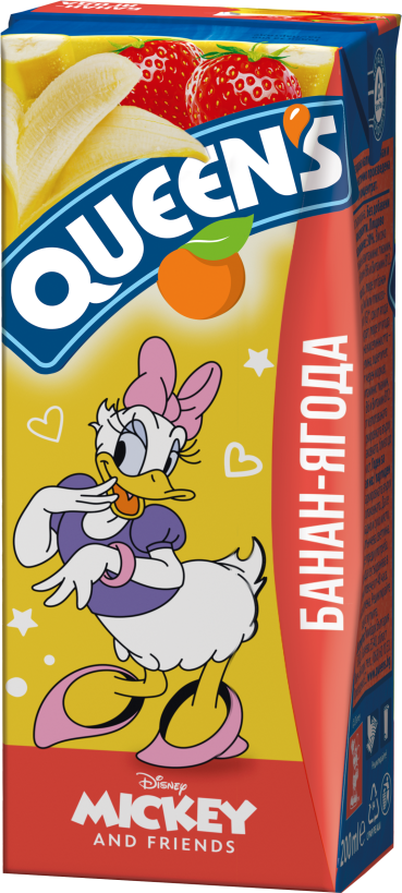QUEENS 200 ml banana-strawberry