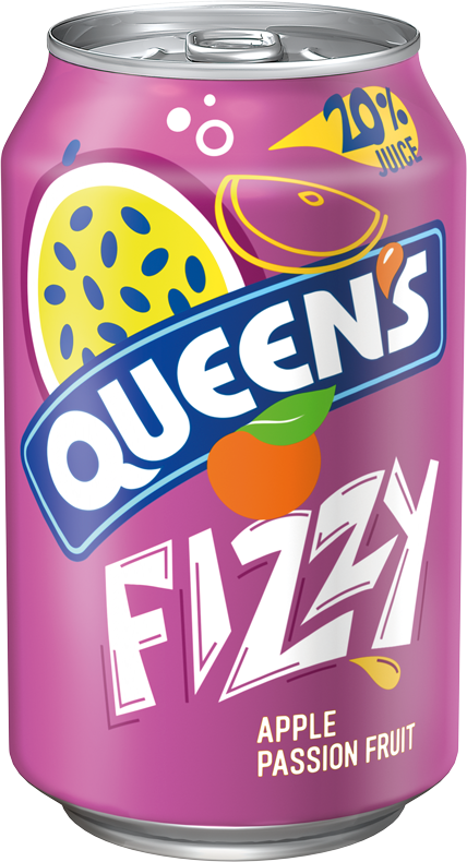 QUEENS 330 ml apple and passion fruit