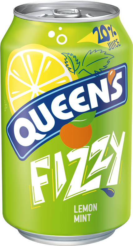 QUEENS 330 ml lemon and mint