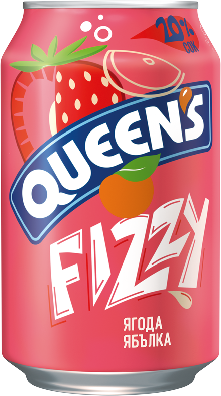 QUEENS 330 ml strawberry