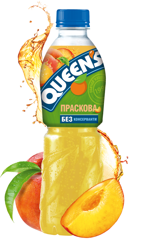 QUEENS 500 ml peach