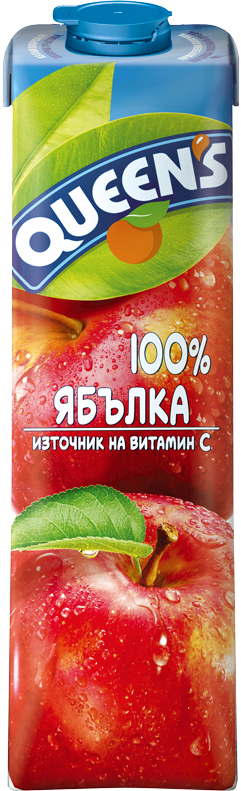 QUEENS 1 litr apple 100%