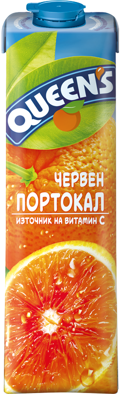 QUEENS 1 litr red orange
