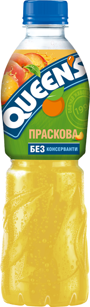 QUEENS 500 ml peach