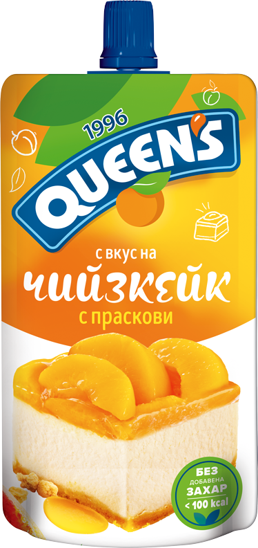 QUEENS 100 ml Chessecake witch peach