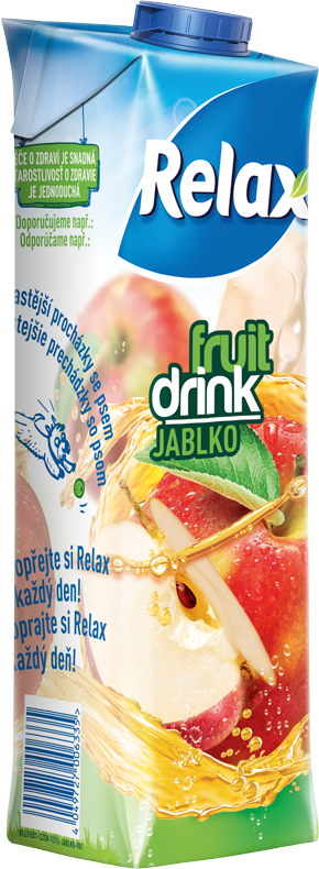 Relax fruit drink JABLKO 1L TS