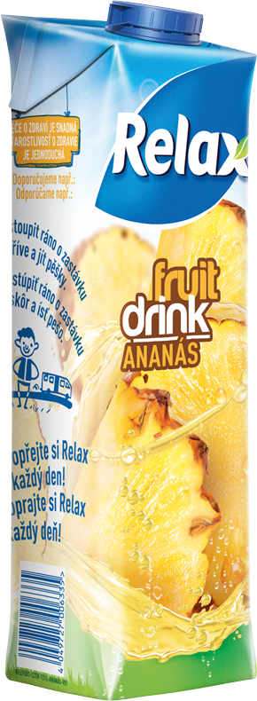 Relax fruit drink ANANÁS 1L TS