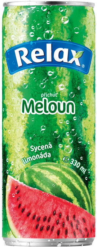 Relax limonáda MELOUN 0,33L plech