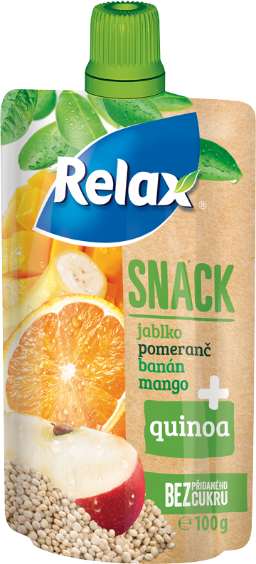 Relax Snack ovocné pyré s QUINOU 100g