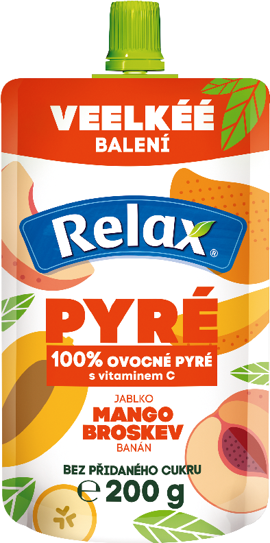 Relax 100% pyré MANGO - BROSKEV 200g 