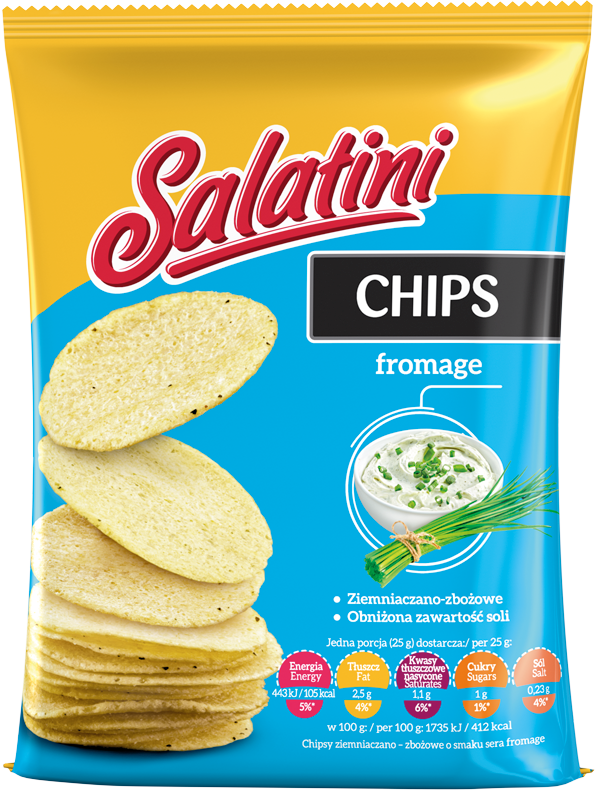 SALATINI 25 g chips fromage