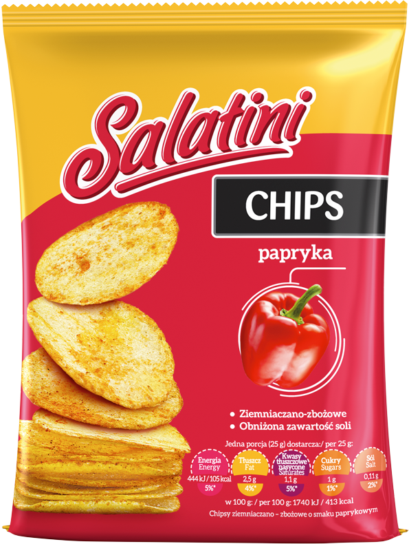 SALATINI 25 g chips sweet pepper