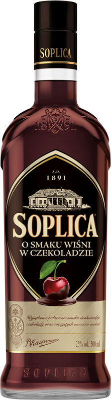 Soplica 200 ml o smaku wiśni w czekoladzie