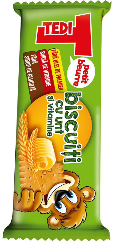 TEDI 50g BISCUITS WITH BUTTER