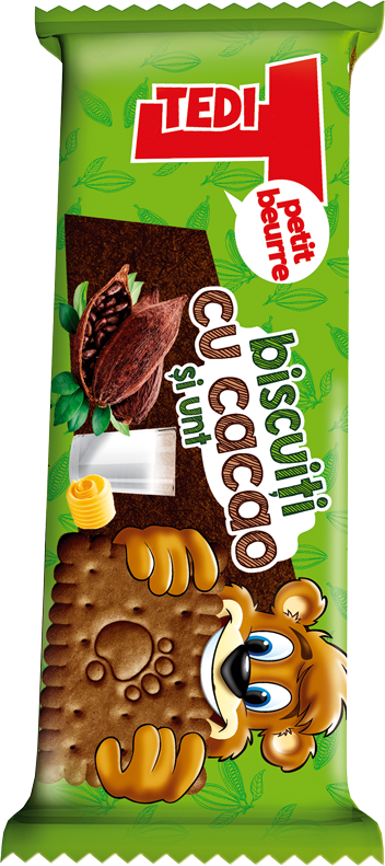 TEDI 50g BISCUITS WITH COCOA