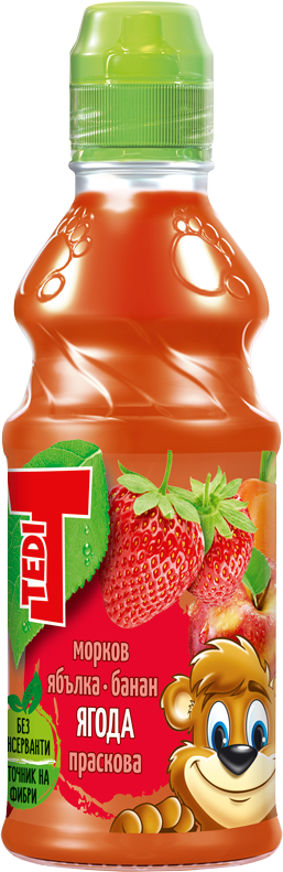 Tedi 300 ml jabłko, truskawka i banan