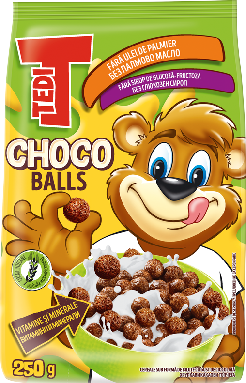 Tedi 250 g choco balls