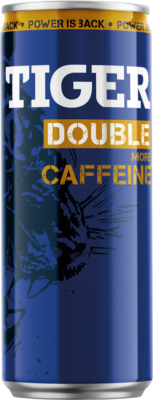 Tiger energy drink DOUBLE CAFFEINE 0,25l plech