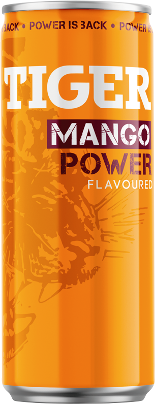 Tiger energy drink MANGO 0,25L plech