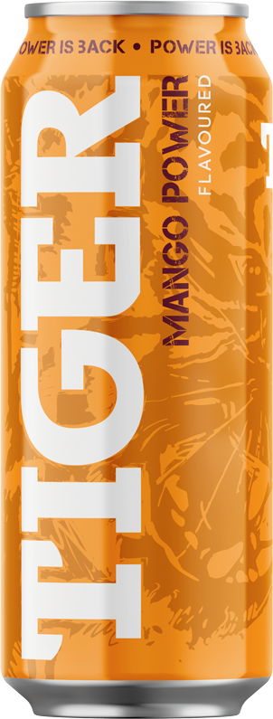 Tiger energy drink MANGO 0,5L plech