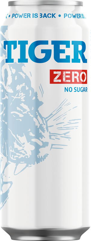 Tiger energy drink ZERO 0,5L plech
