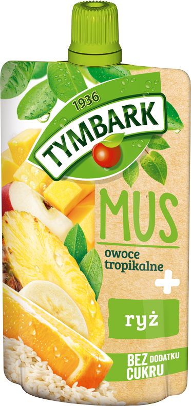 TYMBARK 100 g mousse tropical fruits-rice