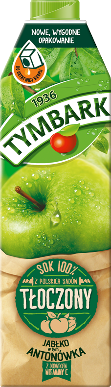 TYMBARK 1 L apple Antonówka NFC juice 100%