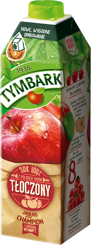 TYMBARK 1 L apple Champion NFC juice 100%