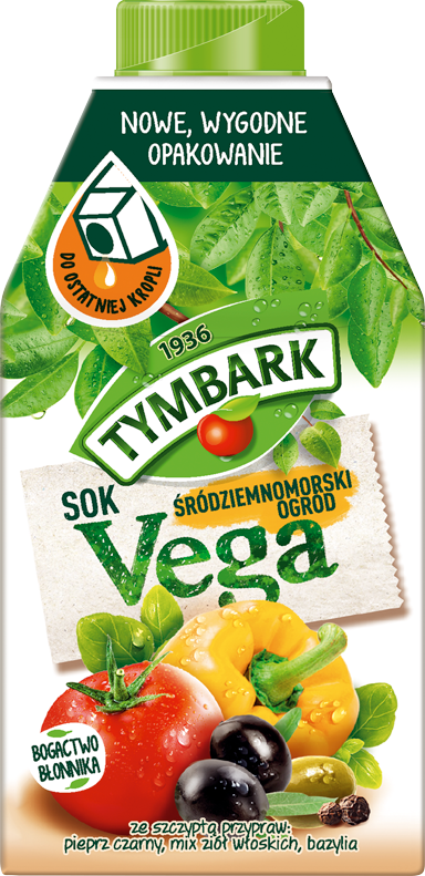 TYMBARK 500 ml VEGA  juice Mediterranean Garden