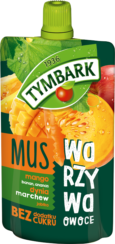 TYMBARK 100 g mango, dynia i marchew