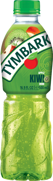 TYMBARK bottle with sleave, 500ml jabłko - kiwi 