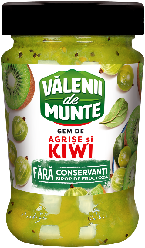 GOOSEBERRY AND KIWI JAM 280g