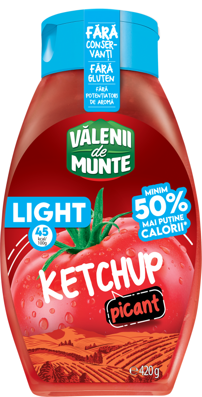 KETCHUP LIGHT HOT 420 g