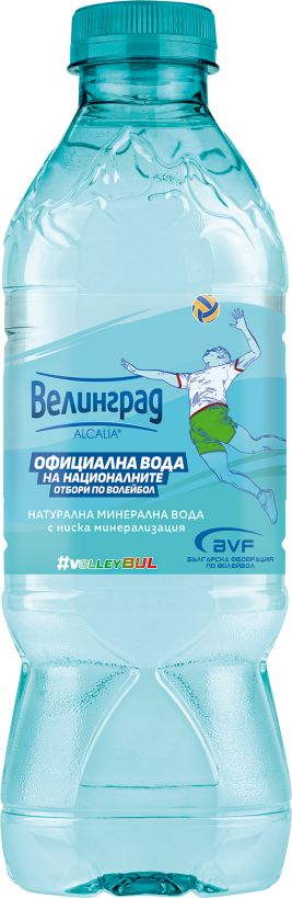 VELINGRAD 1L Mineral Water Volleyball