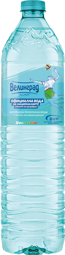 VELINGRAD 1,5L Mineral Water Volleyball