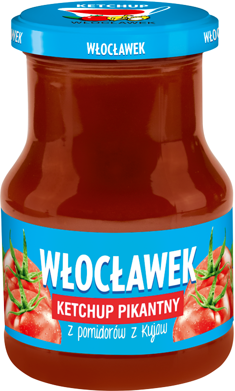 WŁOCŁAWEK 380 g hot ketchup