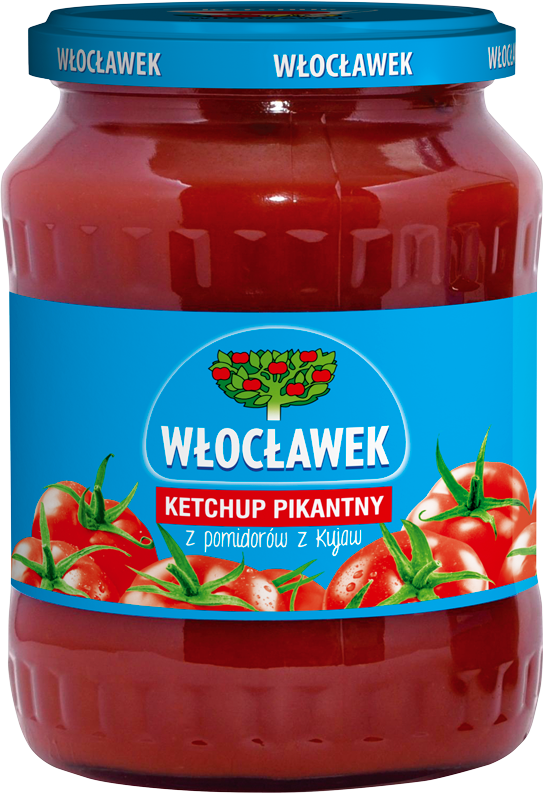 WŁOCŁAWEK 740 g hot ketchup