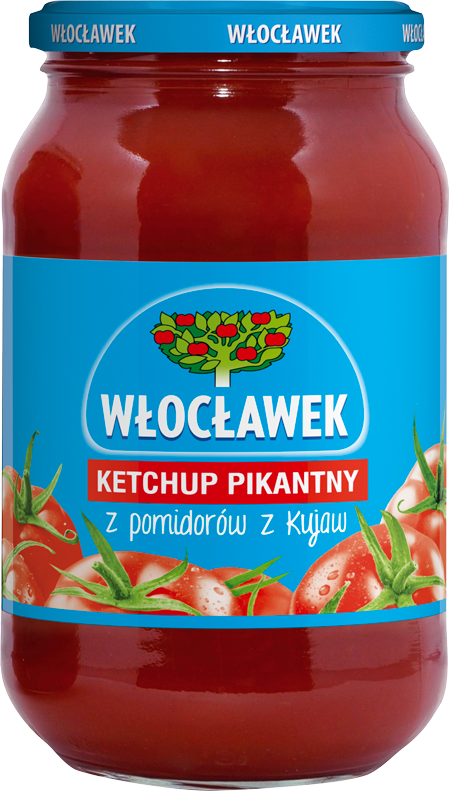 WŁOCŁAWEK 970 g hot ketchup