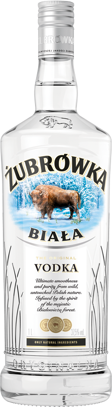 Żubrówka BIAŁA 37,5% 1000ml