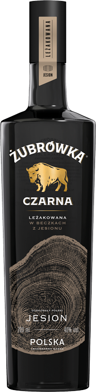 Żubrówka 700 ml Żubrówka Czarna Leżakowana w beczce jesionowej