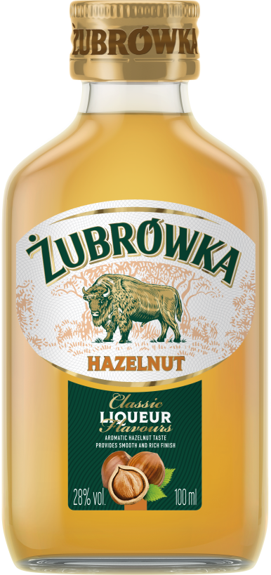 Żubrówka Hazelnut 28% 0,1L