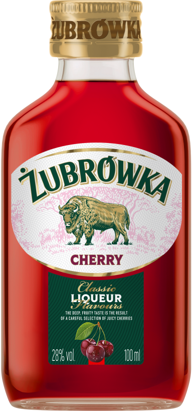 Żubrówka  Cherry 28% 0,1L