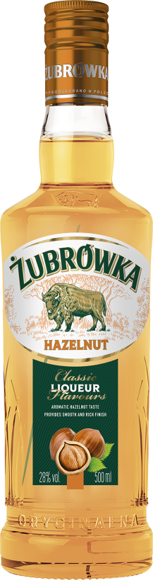 Żubrówka Hazelnut 28% 0,5L