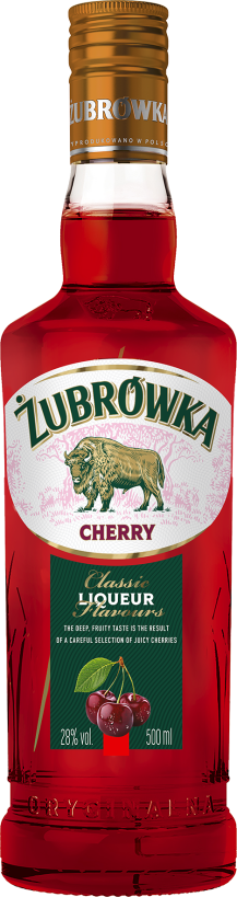 Żubrówka Cherry 28% 0,5L 